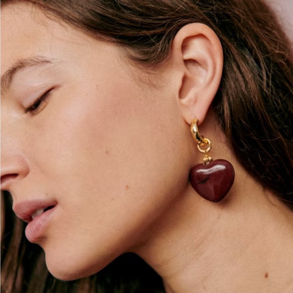 Sezane Jewelry - Pippa earrings in mauve